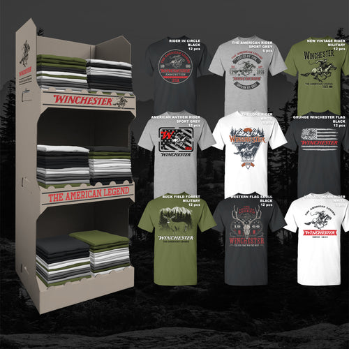 Winchester Tee Shirt Tower Display Pre-Order