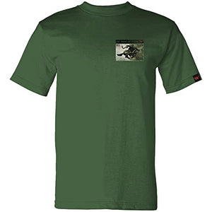 Winchester Legend - Half Camo Rider - Short Sleeve T-Shirt - Made in USA