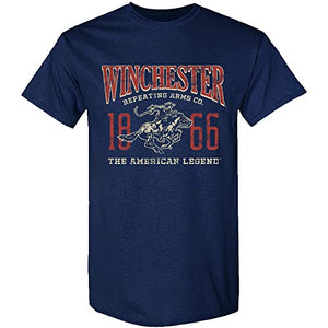 Winchester Classic - Vintage 1866 Horse and Rider - Short Sleeve T-Shirt