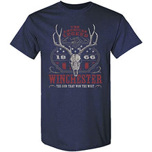 Winchester Classic - Western Flag Deer Skull - Short Sleeve T-Shirt