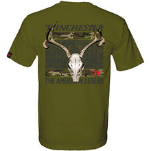 Winchester Pro - Camo Deer Skull - Short Sleeve T-Shirt