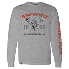 Winchester Legend - Skull Flag Star - Long Sleeve T-Shirt - Made in USA