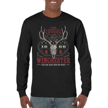 Winchester Classic - Western Flag Skull - Long Sleeve T-Shirt