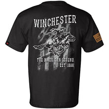 Winchester Legend - Legend Rider Flag - Short Sleeve Pocket T-Shirt - Made in USA