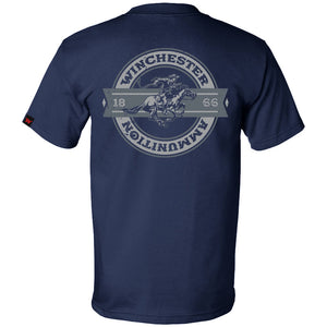 Winchester Legend - Rider Crest Banner - Short Sleeve T-Shirt - Made in USA